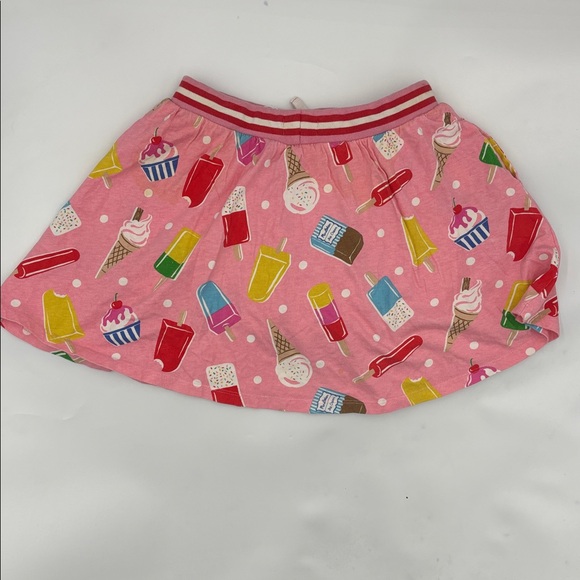 Mini Boden Pink Lemonade Ice Cream Jersey Skort - Picture 5 of 8